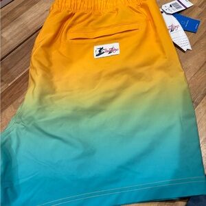 Nautica Athletic Orange and Blue Shorts Nautica XXL NWT